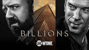 Flyer de la serie "billions" de Netflix
